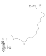 5116018AD - Electrical: Rear Washer Hose for Mopar Image