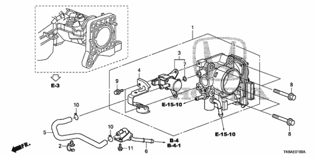 Throttle Body for 2013 Honda Fit #0