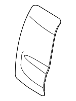 963731PA0E - Body: Mirror Cover for Nissan: NV1500, NV2500, NV3500 Image