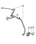 4891044AB - Emission Controls: Proportional Purge Solenoid Bracket for Mopar Image