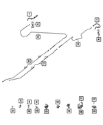 68118156AA - Brakes: Wiring Clip for Mopar Image image