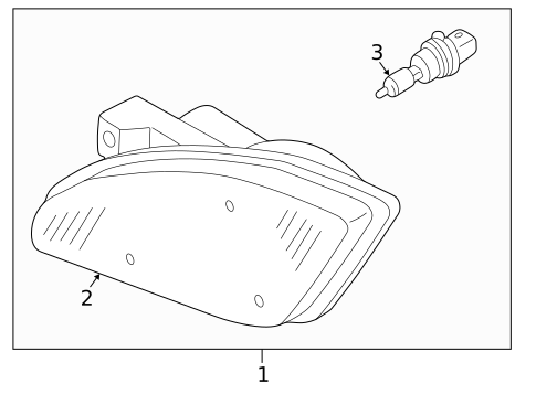 Headlamp Components for 2009 Nissan Xterra #1