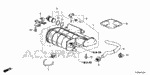 91595SCVA01 - Electrical/Exhaust/Heater/Fuel: CLIP, DRAIN TUBE for Acura Image