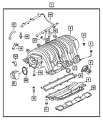 5037510AK - 6.1L Gas; Engine: Intake Manifold for Mopar Image