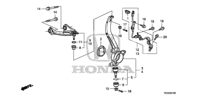 Front Knuckle for 2010 Honda Accord #0