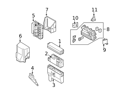 Electrical Components for 2009 Nissan 350Z #0