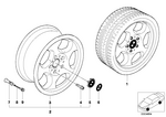 36112227295 - : Wheel, Alloy for BMW Image