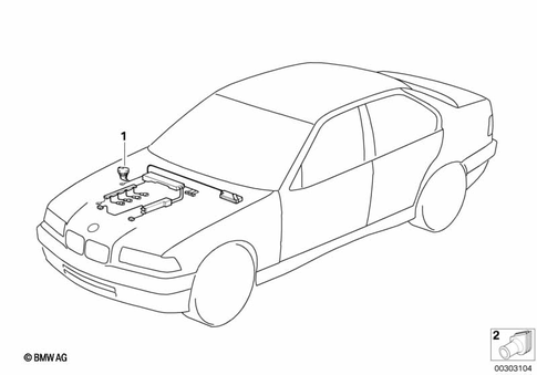 Engine Wiring Harness for 1994 BMW M3 #0