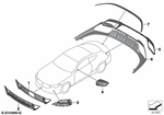51118074420 - Retrofitting / Conversion / Accessories: Grill, Air Intake, Center for BMW Image