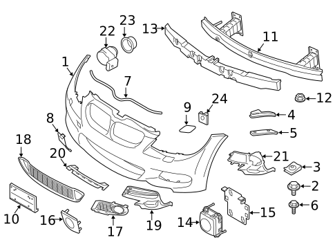 Bumper & Components - Front for 2011 BMW 328i xDrive #1