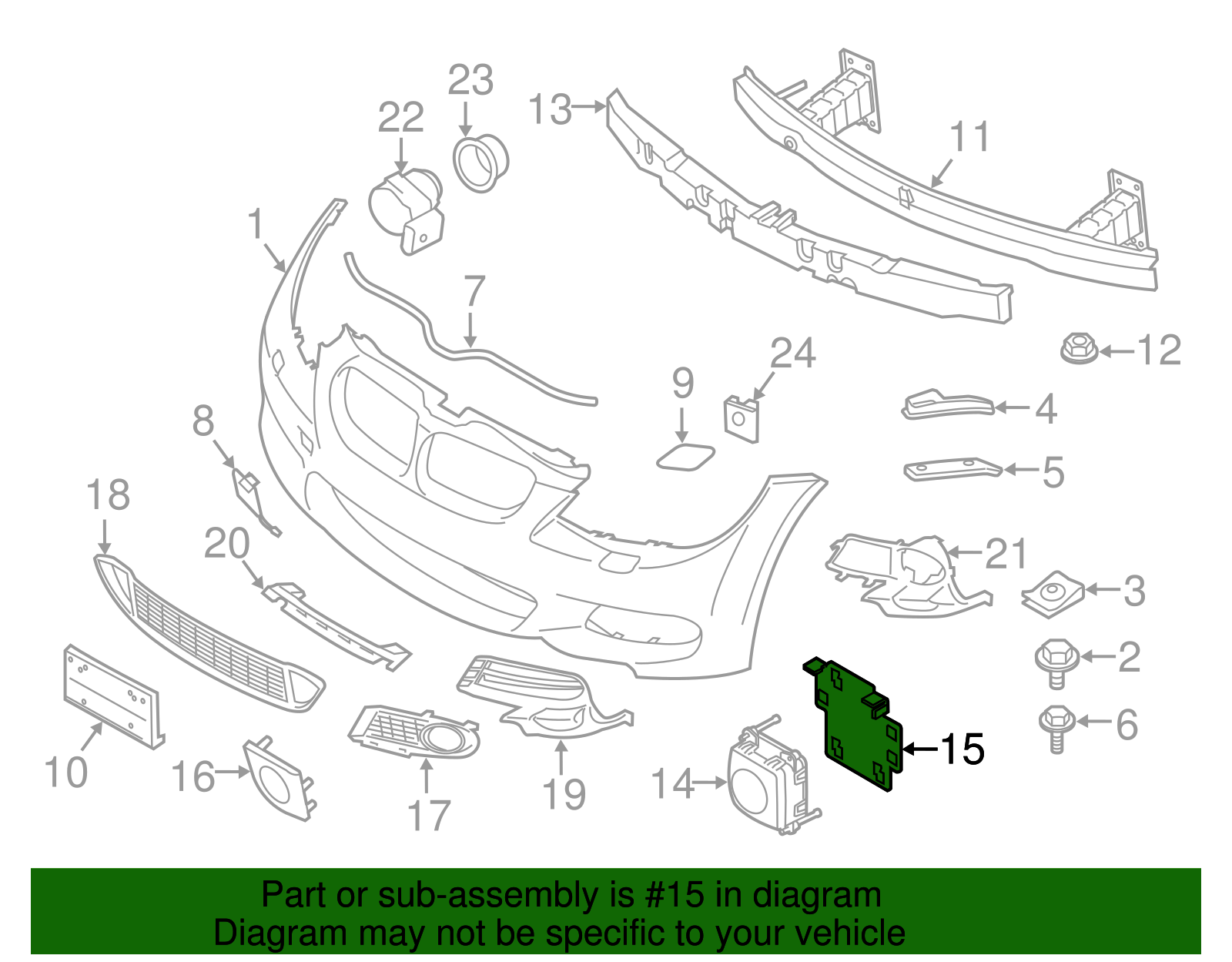 Distance Sensor Bracket (66-31-6-769-270)