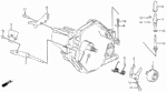 22871PL3050 - Transmission - Manual: STAY, CLUTCH WIRE for Honda Image