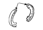 LR001020 - : Park Brake Shoes for Land-Rover Image