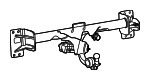 95C803921A - Body: Trailer Hitch for Porsche Image