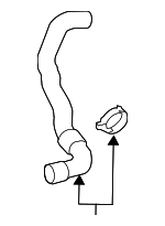 1655336010 - Cooling System: Radiator Coolant Hose for Lexus Image