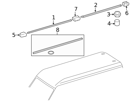 Luggage Carrier for 2009 Dodge Sprinter 2500 #2