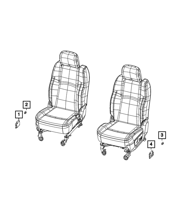 « 68269185AA – Electrical : Réglage Lombaire Commutateur, Côté Passager pour Mopar Image »