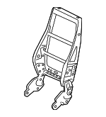 89043125 - : Passenger Seat Back Frame for Buick: Terraza | Chevrolet: Uplander | Pontiac: Montana | Saturn: Relay Image