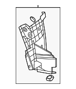KMV650340 - Body: Splash Shield for Mazda Image