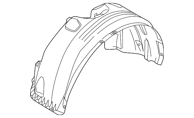 2010-2013 Ford Transit Connect Fender Splash Shield 2T1Z-16102-A ...