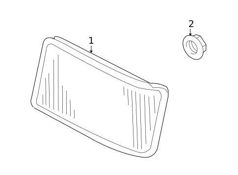 Rear Reflector for 2006 Suzuki Grand Vitara #0