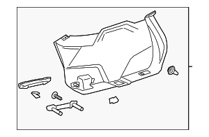 EJ7Z7842906BM - : Lower Trim Panel for Lincoln: MKC Image