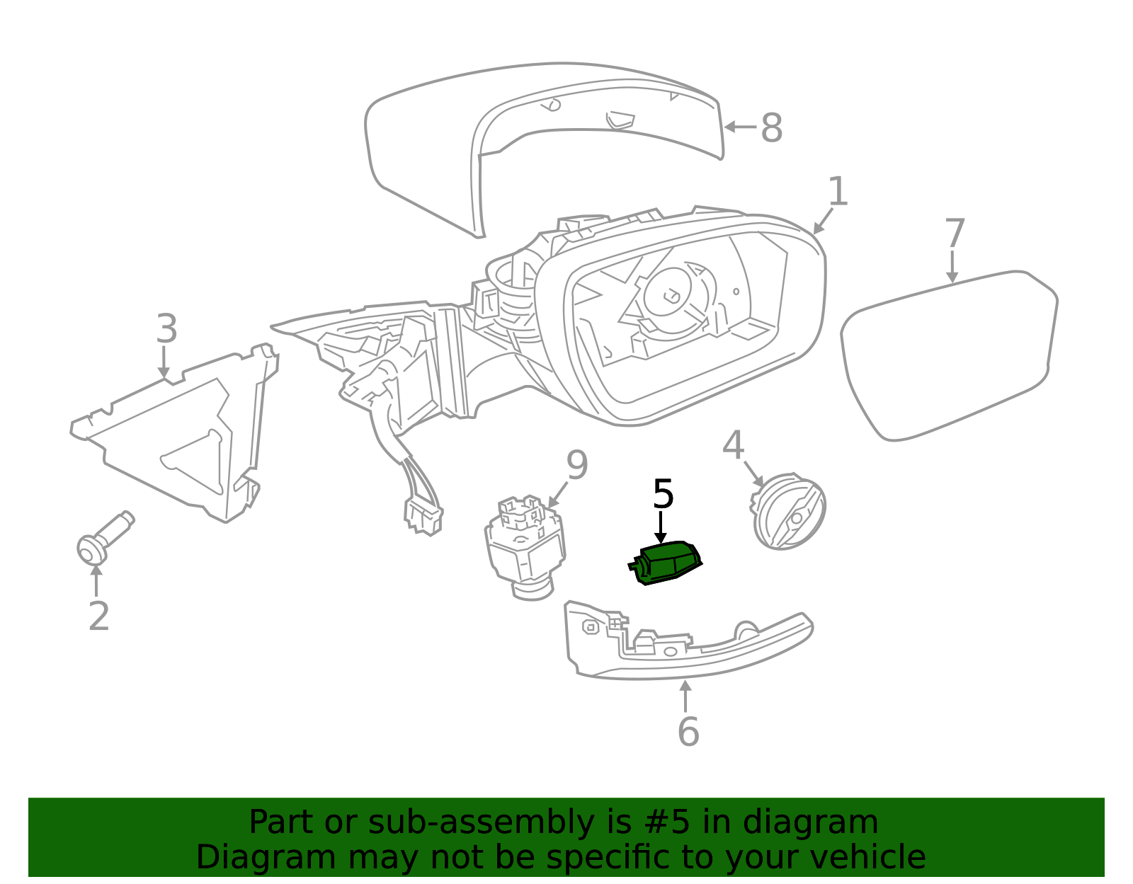 LR040298 - Puddle Lamp - 2013-2014 Land-Rover | Land Rover Lake Bluff