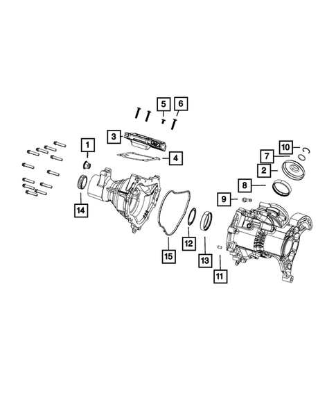 Transfer Case Assembly for 2019 Jeep Cherokee #1