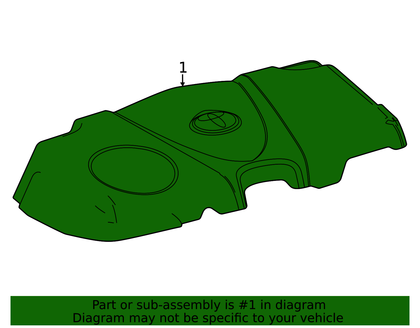 2020-2025 Toyota Engine Cover 12601-F0050 | Toyota Parts Express