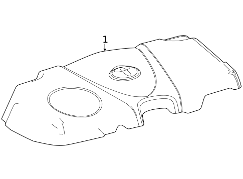 Engine Appearance Cover for 2024 Toyota Sienna #0