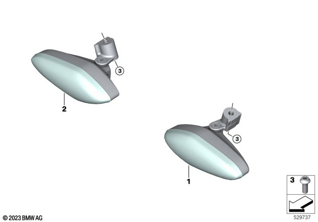 63135A8A930 - Lights: Left Turn Indicator -  for BMW-Motorrad Image