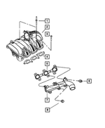 « 53032795AC – Engine 3.7L Six Cylinder [EKG] : Admission Collecteur pour Mopar Image »