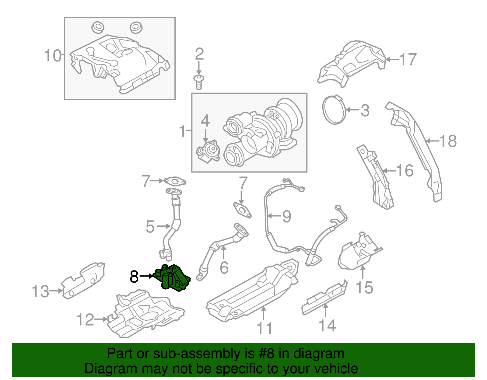 11428092560 - 2010-2019 BMW Oil Return Cover (11-42-8-092