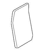 FJM500100PUY - Body: Blank Cover for Land Rover: Freelander Image