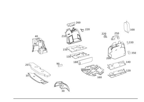Rear Pillar and Trunk Damping for 2013 Mercedes-Benz E63 AMG #0