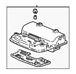 83250S0XA22ZD - Body: Roof Console for Acura Image