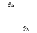 MR200300 - Cooling System: Air Duct Clip for Mitsubishi Image