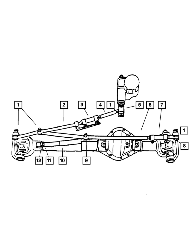 52037600AB - Steering: Tie Rod Tube for Mopar Image
