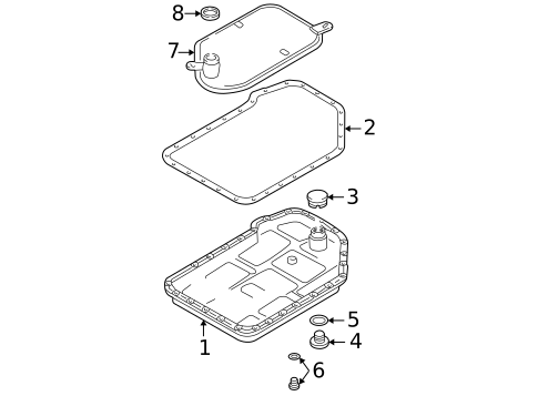 Transaxle Parts for 2005 Volkswagen Passat #0