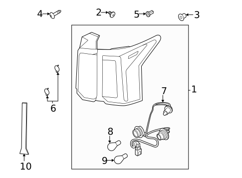 Tail Lamps for 2022 Kia Sorento #0