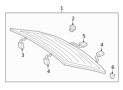 Glass - Lift Gate for 2025 Audi RS Q8 #0