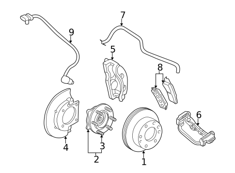 Front Brakes for 2007 Chevrolet Silverado 3500 Classic #0
