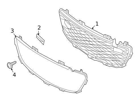 Grille & Components for 2012 Mazda MX-5 Miata #0