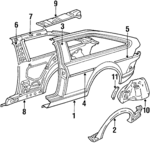 533809844C - Body: Outer Panel for Volkswagen: Scirocco Image