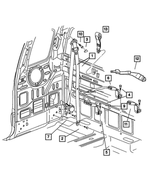 6036109AA - Interior Trim: Pan Head Screw for Mopar Image