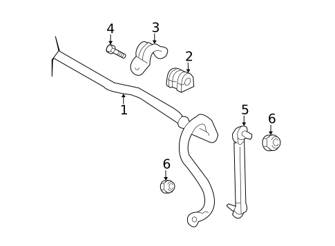 Stabilizer Bar & Components for 2021 Nissan Versa #0