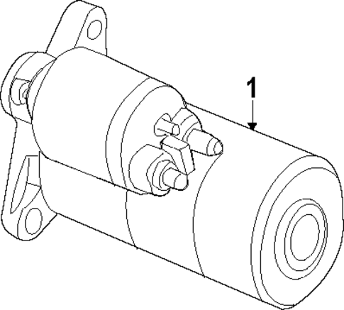 Starter for 2009 Chevrolet HHR #0