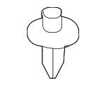 3533394 - : 1999-2020 Volvo plastic rivet for Volvo: S60, S60 Cross Country, S80, V60, V60 Cross Country, V70, XC60, XC70, XC90 Image