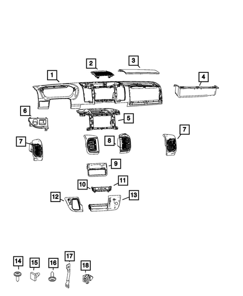 Instrument Panel for 2024 Ram ProMaster EV #1