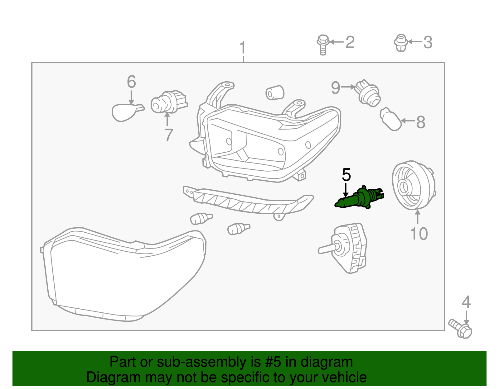 【9090ei】 1992-2021 Toyota Headlight Bulb 90084-98033 | Toyota Parts